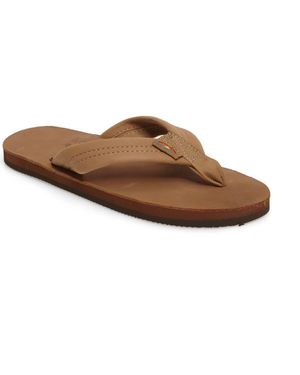Rainbow Sandals Wide Strap Flip Flop - Brown