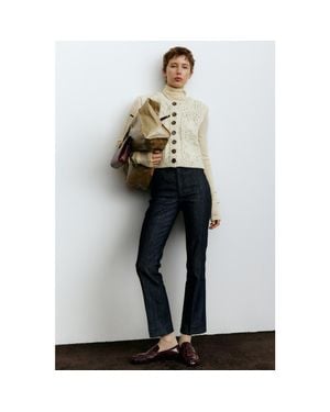 H&M Flared High Ankle Jeans - Blue