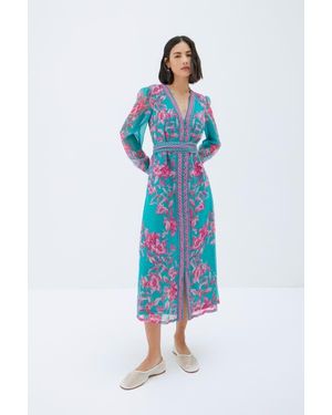 Raishma Naomi Dress - Blue