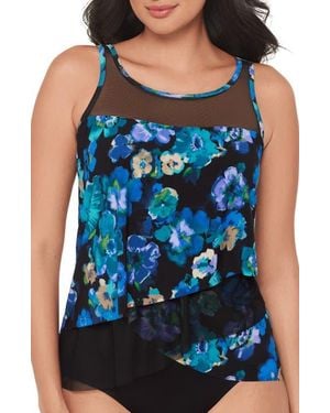 Miraclesuit Secret Garden Mirage Tankini - Blue