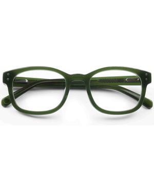 Eyebobs Biff 51Mm Square Reading Glasses - Green