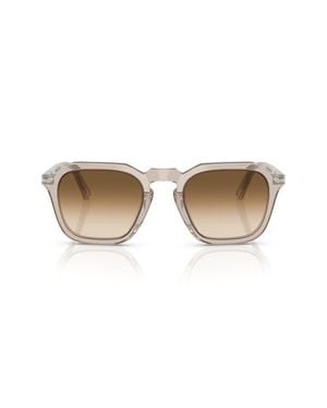 Persol 50Mm Square Sunglasses - Natural