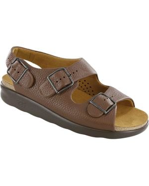 SAS Relaxed Slingback Sandal - Brown