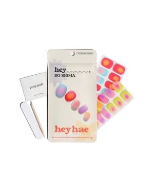 heyhae Sun-Cured Gel Nail Strips - White