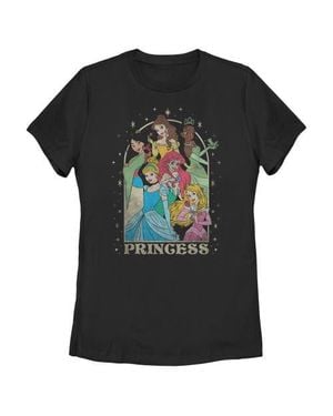 Disney Princess Arch Graphic T-Shirt - Black