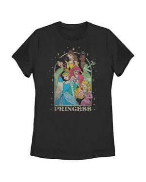 Disney Princess Arch Graphic T-Shirt - Black