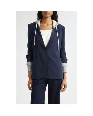 Cinq À Sept Hooded Khloe Jacket - Blue