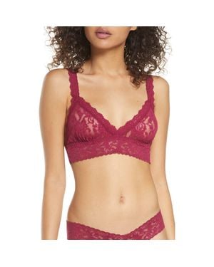 Hanky Panky Signature Lace Bralette - Purple
