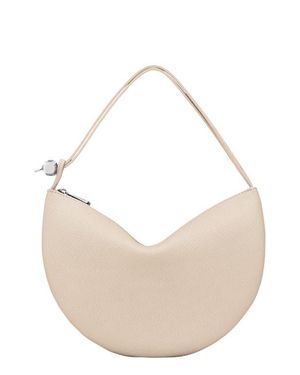 Longchamp Le Roseau Leather Wristlet Clutch - Natural