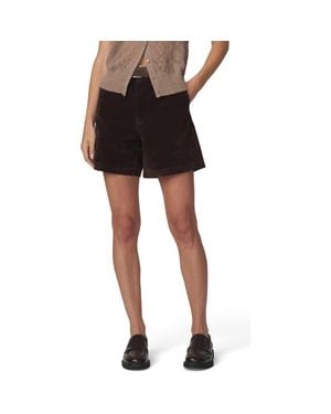 Joe's Jeans Harlowe Faux Suede Shorts - Black