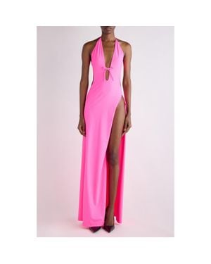 Balenciaga Tucked-In Swimwear Dress - Pink
