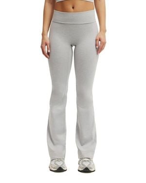 Cotton On Active Ultra Soft Roll Over Flare - Gray