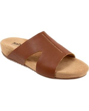 Softwalk Beverly 2.0 Slide Sandal - Brown