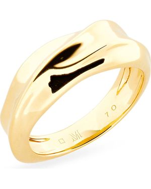 Monica Vinader Nomade Stacking Ring - Metallic