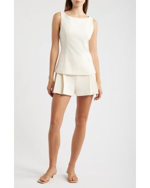 Line & Dot Cosette Romper - White