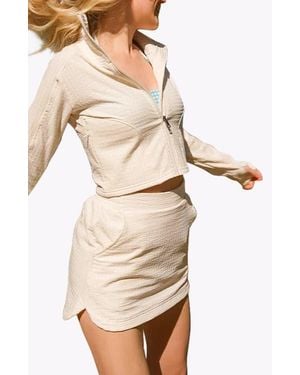 Vitaly Grid Jacket - Natural