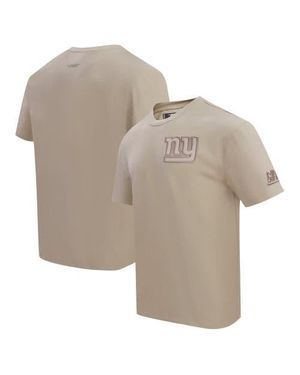 Pro Standard New York Giants Drop Shoulder T-Shirt - Natural