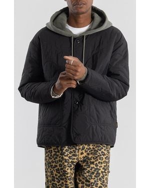 Stan Ray Reversible Quilted Liner Jacket - Black