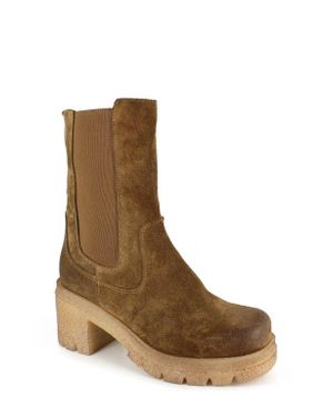 Zigi Keziah Platform Chelsea Boot - Brown