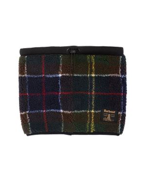 Barbour Field Tartan Fleece Snood - Black