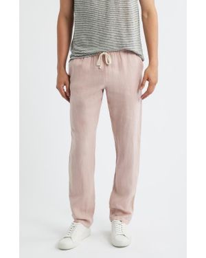 Alex Crane Bo Linen Drawstring Pants - Multicolor