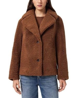 AllSaints Eddie Teddy Jacket - Brown