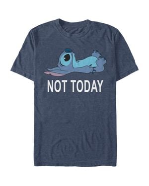 Lilo Et Stitch Not Today Graphic T-Shirt - Blue