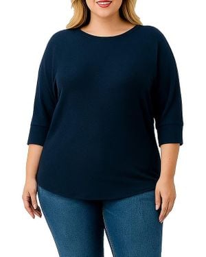 Standards & Practices Dolman Sleeve Knit Top - Blue
