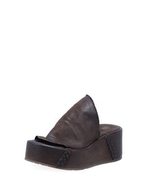 A.s.98 Marlon Platform Sandal - Brown