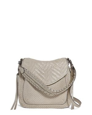 Aimee Kestenberg All For Love Novelty Convertible Leather Shoulder Bag - Gray