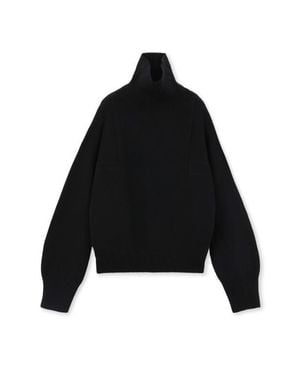 Fortela Lucy High Neck Sweater - Black