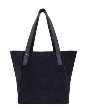 Vince Westmore Xl Suede Tote - Blue
