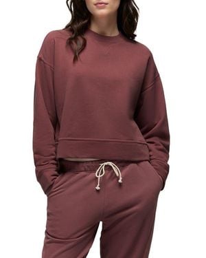 Prana Dreamterry Crewneck Sweatshirt - Red