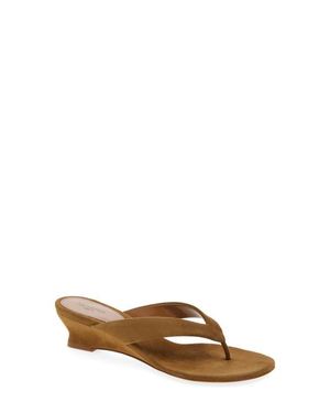 Le Monde Beryl Micro Wedge Flip Flop - Brown
