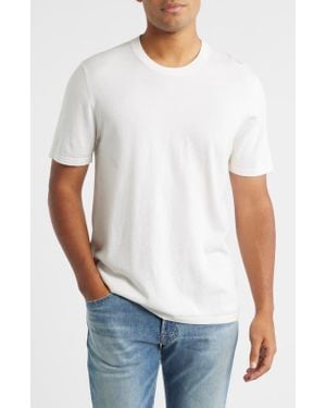 Rails Mason Cotton & Cashmere T-Shirt - White