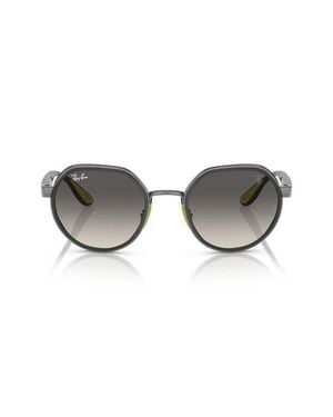 Ray-Ban 51Mm Polarized Gradient Irregular Sunglasses - Multicolor