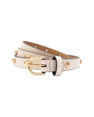 Kate Spade Stud Leather Belt - Natural
