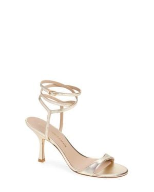 Stuart Weitzman Nudist Wrap 85 Sandal - White