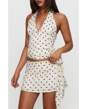 Princess Polly Beffanie Halter Top & Skort Set - White