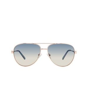 Kurt Geiger 62Mm Pilot Sunglasses - Blue