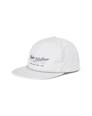 Travis Mathew Gate Crasher Snapback Baseball Cap - White
