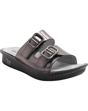 Alegria By Pg Lite Verah Hoity Toity Slide Sandal - Black