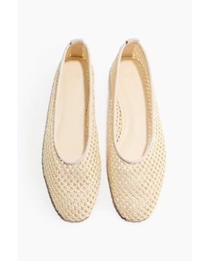 H&M Braided Ballet Flats - White