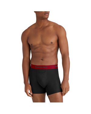 Tommy John Second Skin 4-Inch Boxer Briefs - Black