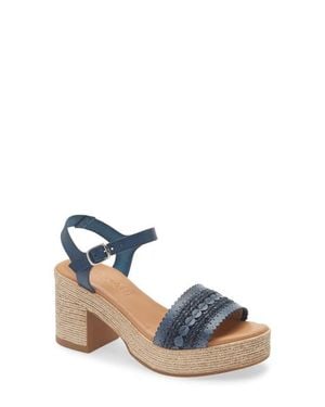 Cordani Markelle Espadrille Ankle Strap Platform Sandal - Blue