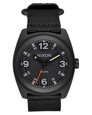 Nixon Clutch Webbing Strap Watch, 42Mm - Black
