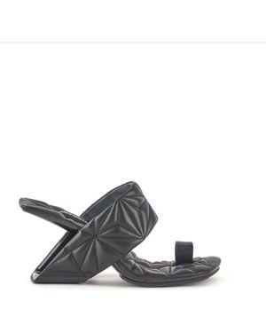 United Nude Loop Toe Hi Puffy Sandals - Metallic