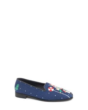 PAIGE Needlepoint Loafer - Blue