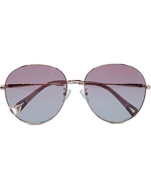 Bluestone Sunshields Love 53Mm Polarized Round Sunglasses - Multicolor