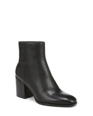 Vionic Vynn Plain Toe Bootie - Black